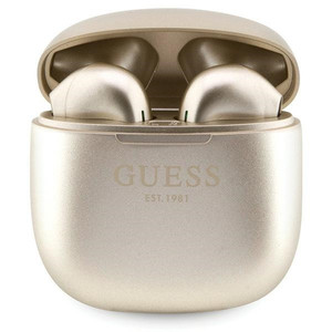 Guess Headphones Earphones Bluetooth TWS GUTWST26PSD, gold