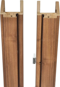 Adjustable Door Frame Jamb 80-100 mm, left, ambassador walnut