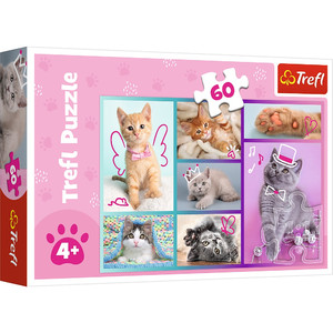 Trefl Children's Puzzle Cute Kittens 60pcs 4+