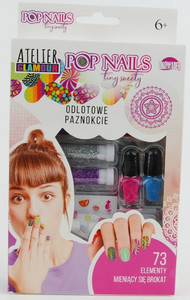 Atelier Glamour Pop Nails Creative Set 73pcs 6+