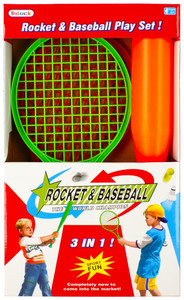 Rocket & Baseball Play Set 3in1 3+