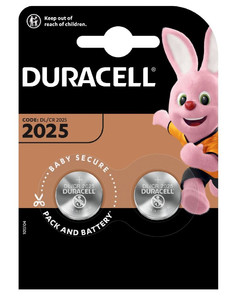 Duracell Battery CR2025 2pcs