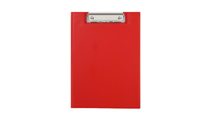 Clipboard Folder A5, PVC, red