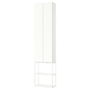 ENHET Storage combination, white, 60x32x255 cm