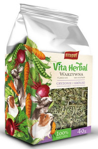Vitapol Vita Herbal Complementary Food for Rodents & Rabbits Vegetables 100g