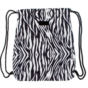 Drawstring Bag School Shoes/Clothes Bag Zebra