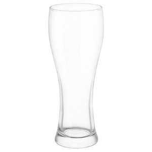 OANVÄND Beer glass, clear glass, 63 cl