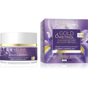 Eveline Gold & Retinol 50+ Anti-Wrinkle Firming Day/Night Cream 50ml