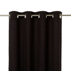 Curtain GoodHome Hiva 140x260cm, black