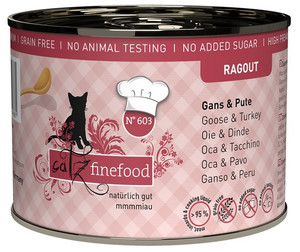 Catz Finefood Ragout Cat Food N.603 Goose & Turkey 180g