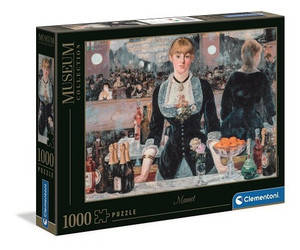 Clementoni Jigsaw Puzzle Museum Collection A Bar at the Folies-BergereJatte 1000pcs 10+