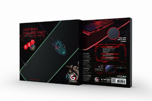 Gembird Gaming Mouse Pad Size L, LED