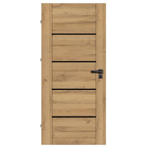 Internal Door Fortia Bolzano 70, left, grandson oak