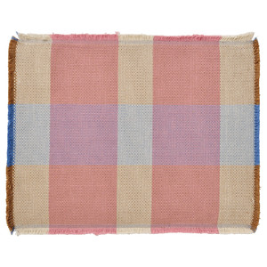 STRANDFLOKA Place mat, Pattern/multicolour, 45x35 cm