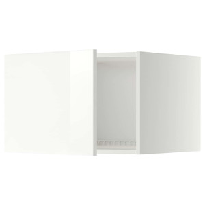 METOD Top cabinet for fridge/freezer, white/Ringhult white, 60x40 cm