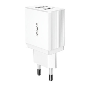 USAMS Charger 2xUSB T24 2.1A EU Plug