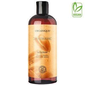 ORGANIQUE Bath Foam for Dry Skin Argan Shine Vegan 400ml