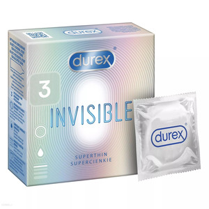 Durex Condoms Invisible A3 extra thin 3pcs