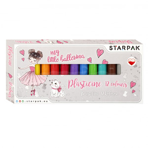 Starpak Plasticine 12 Colours Ballerina