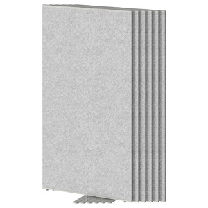 SIDORNA Room divider, grey, 80x150 cm