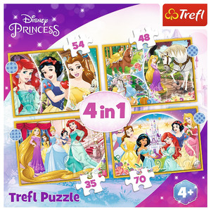 Trefl Children's Puzzle Happy Day of Clubs 4in1 4+