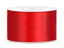 Satin Ribbon 25m 38mm, red