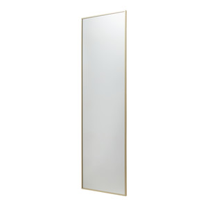 GoodHome Mirror Muhely 40 x 140 cm, metal frame, gold