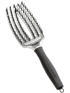 OLIVIA GARDEN Fingerbrush Hair Brush Trinity Silver