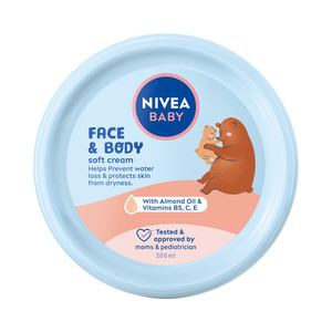 NIVEA Baby Face & Body Soft Cream 200ml