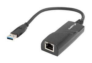 Lanberg Ethernet Adapter Network Card USB 3.0 1X RJ45 1GB NC-1000-01