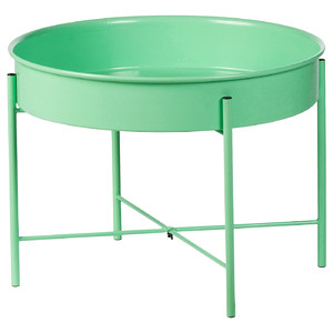 KULTURSKOG Plant stand, light green, 58 cm