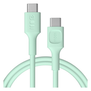 GREEN CELL Cable USB-C-USB-C PowerFlex 100W, silicone, 1.2m, green
