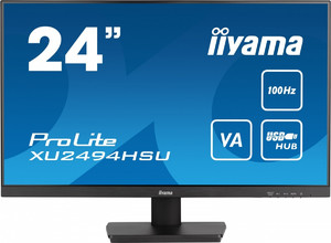 IIyama 23.8" Monitor XU2494HSU-B6 VA FHD HDMI DP 100Hz USBx2 Slim