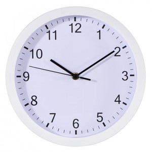 Hama "Pure" Wall Clock, Diameter 25 cm, quiet, white