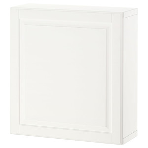 BESTÅ Shelf unit with door, white/Smeviken white, 60x22x64 cm