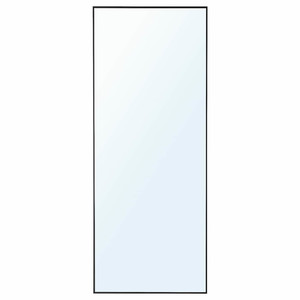 HOVET Mirror, black, 78x196 cm