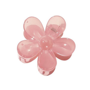 ECARLA Pink Flower Hair Clip Claw