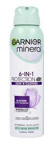 Garnier Mineral Anti-Perspirant Deodorant Spray 6in1 Protection 48h Floral Fresh 150ml