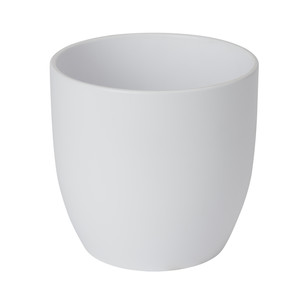 Ceramic Plant Pot GoodHome 17 cm, white