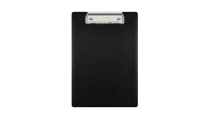 Clipboard A5, PVC, black