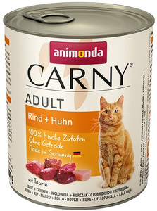 Animonda Carny Adult Cat Food Beef & Chicken 800g