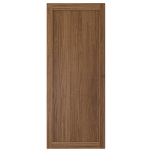 OXBERG Door, brown walnut effect, 40x97 cm