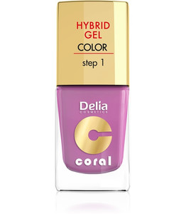 Delia Cosmetics Coral Hybrid Gel Nail Polish No. 05 powder pink 11ml