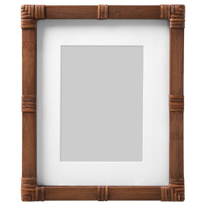 KLIBBAL Frame, brown, 21x30 cm