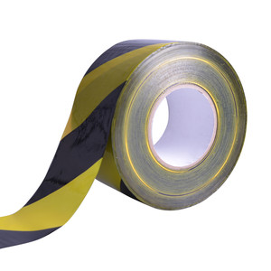 Diall Warning Caution Safety Tape 75 mm x 500 m, yellow-black