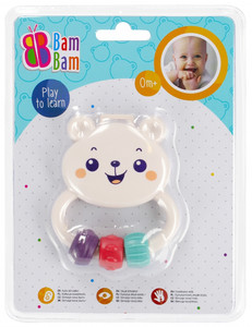 Bam Bam Rattle Bear 0m+