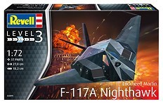 Revell Plastic Model F-117 Stealth Fighter 10+