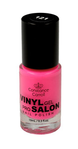 Constance Carroll Vinyl Gel Pro Salon Nail Polish no. 121 Neon Light Pink 10ml
