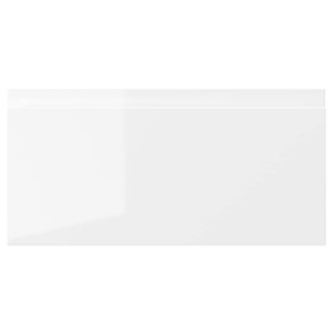 VOXTORP Drawer front, high-gloss white, 40x20 cm