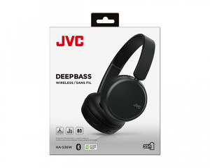 JVC Headset Headphones HA-S36 WBU, black